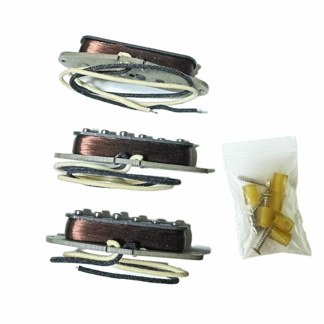 ヴィンテージスペック 65～66年風 手巻きピックアップ　グレイボビン　ブラック ヴィンテージスペック 65～66年風 手巻きピックアップ